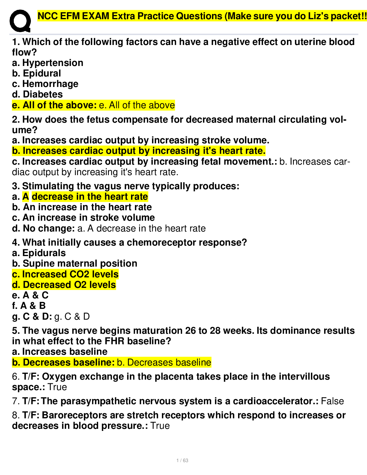 Preview image for NCC EFM EXAM Extra Practice Questions (Make sure you do Liz's packet!!